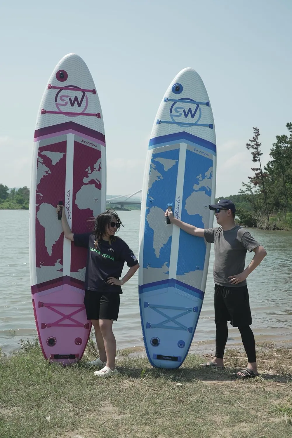 11'x34 x6 Inflatable Stand Up Paddle Board (SUP) Wide Stable Design for Adults & Teens,Premium SUP Accessories Kit with Fins, Adjustable Paddle, Pump, Backpack, Leash