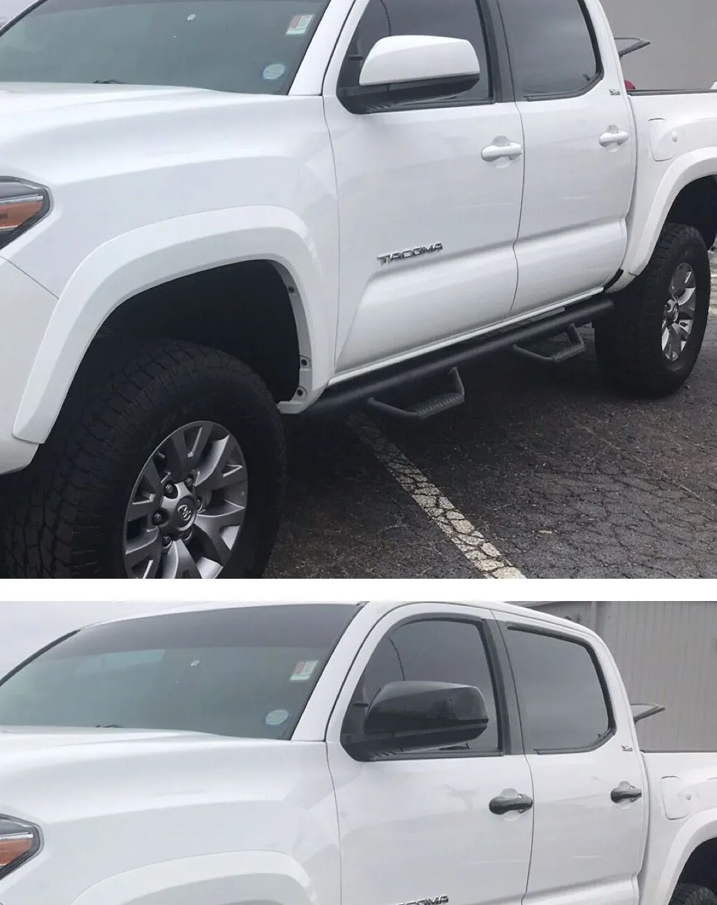2016-2023 Toyota Tacoma  NO SIGNAL TOP COVER Gloss Black Mirror Cover
