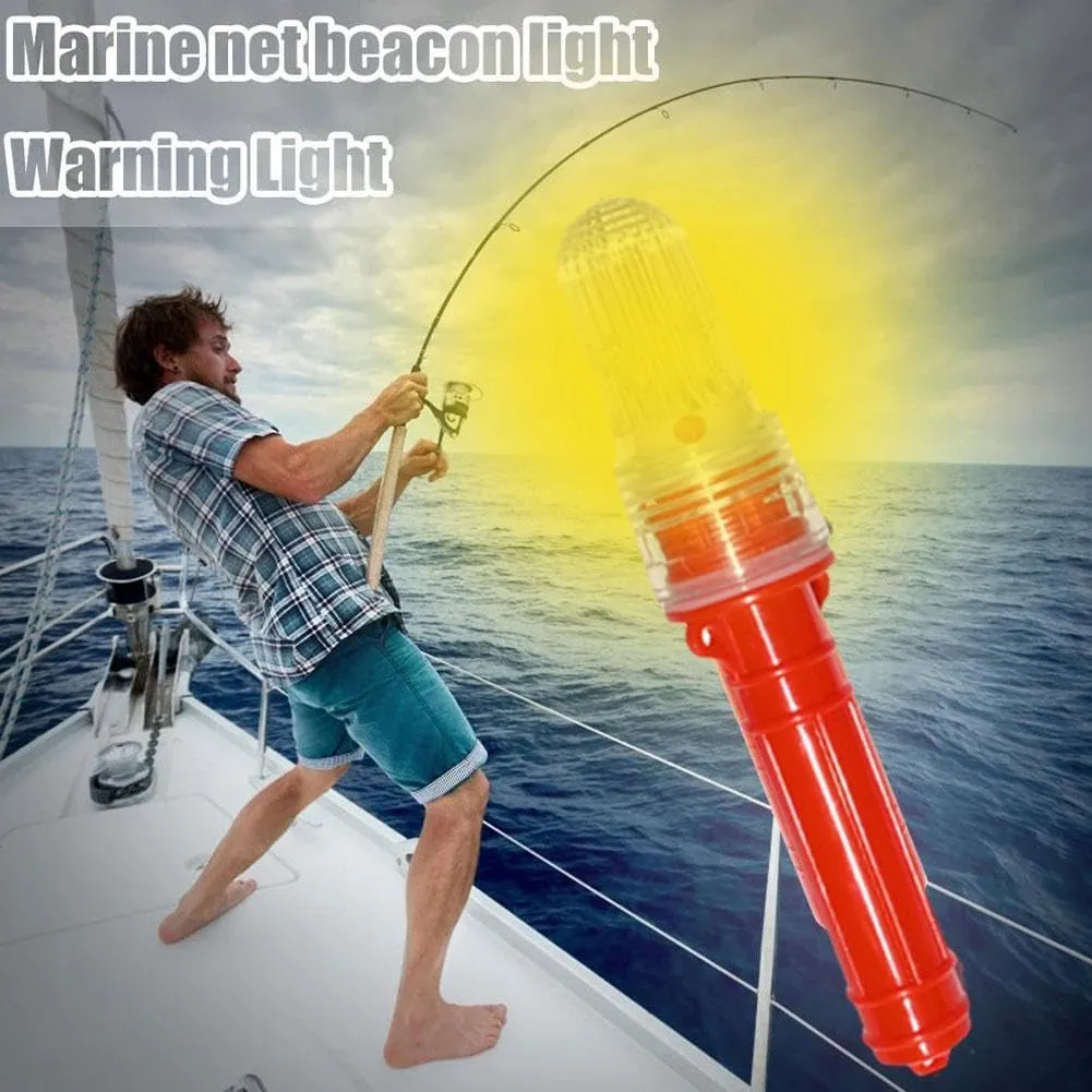 3 PCS Boat Flares, Electronic Boat Flare Coast Guard Approved, Waterproof Boat Safety Kit Emergency Signals for Fishing Nets, Buoys, Boats