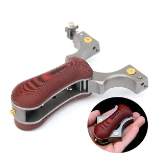 Ant Red Folding Slingshot with Fiber Sight