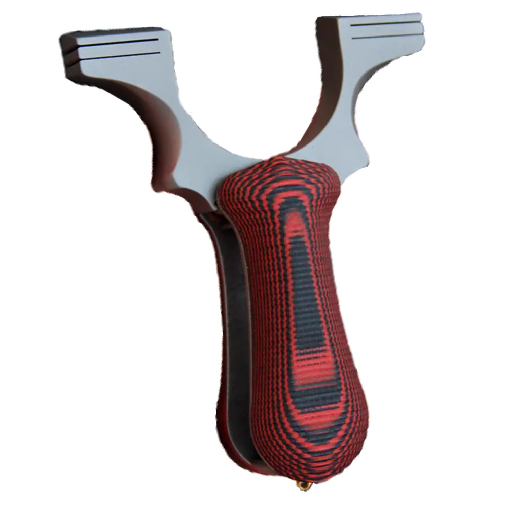 Ant Red Tie Free Titanium Slingshot
