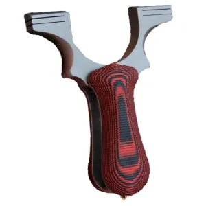 Ant Red Tie Free Titanium Slingshot