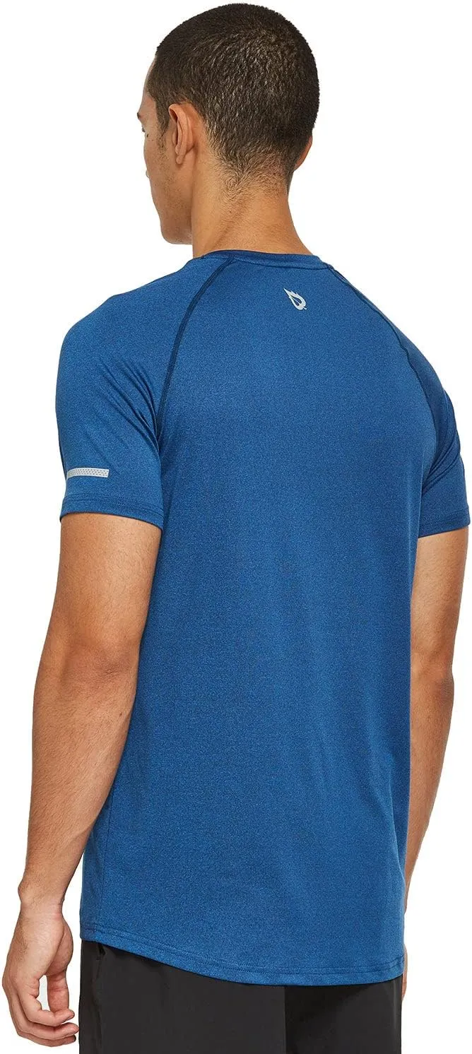baleaf Men's Running Workout Shirts Short Sleeve Athletic T-Shirt Quick Dry