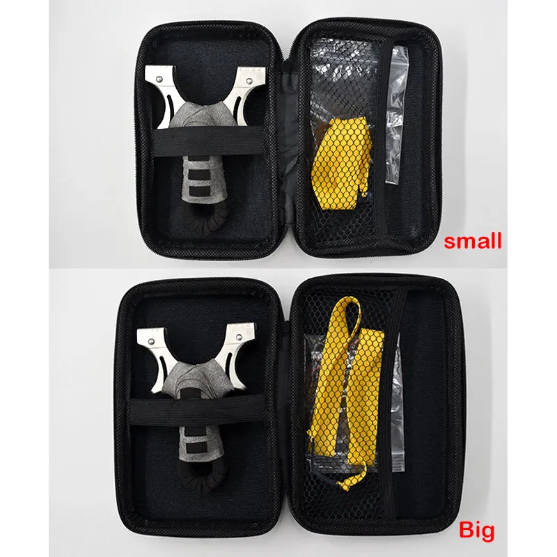 Black storage small big slingshot catapult hard case safely secure outdoor target game activities necessary accessories