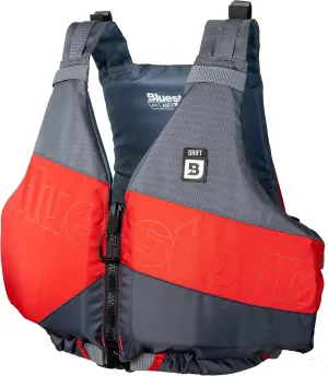 BLUESTORM Drift Kayak Life Jacket (PFD) | Fully Adjustable | Universal Sized | US Coast Guard Approved | for Kayaking, Paddling, SUP, Fishing and More