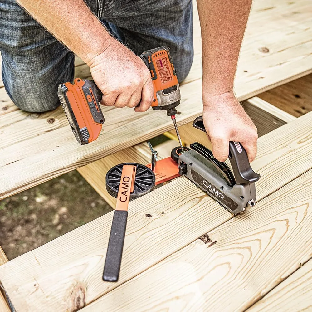 CAMO MARKSMAN Pro-X1, Deck Tool for Edge Fastening Installation, 1/16" Spacing, Fits 5-1/4-5-3/4" Wood Decking (0345002)