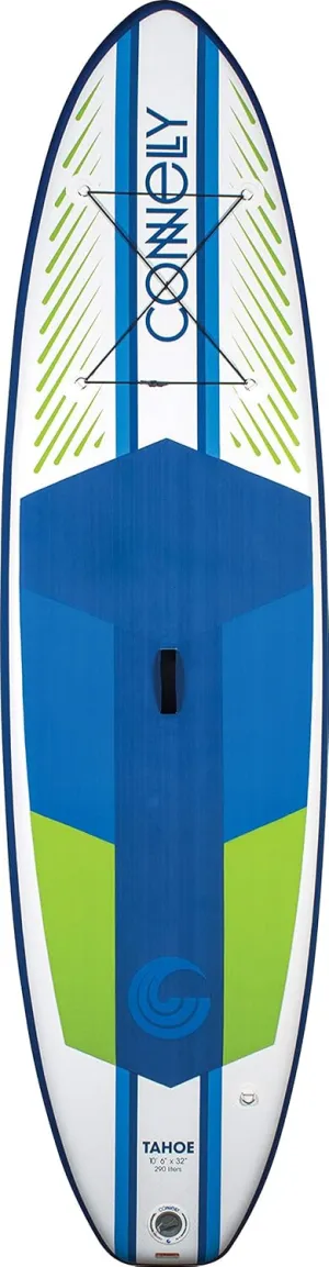 Connelly Tahoe Inflatable SUP 10'6", Package with adj Carbon Paddle, Pump and Carrying Bag