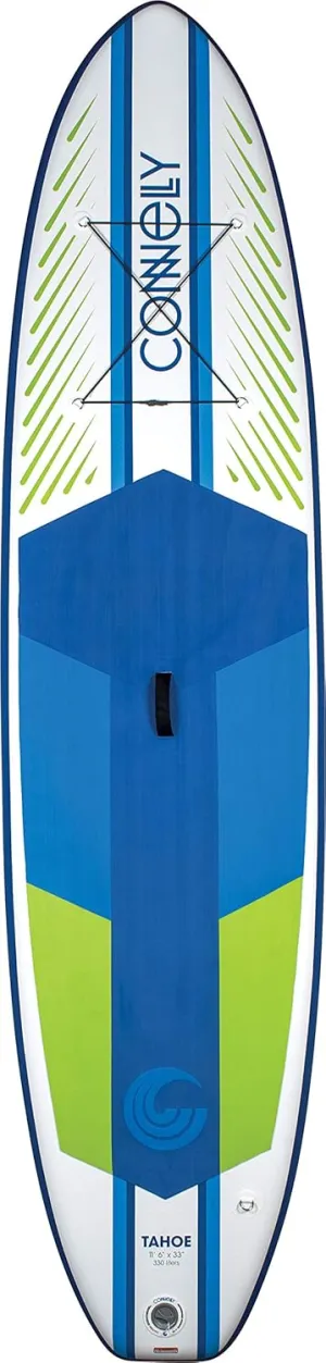 Connelly Tahoe Inflatable SUP 11'6", Package with adj Carbon Paddle, Pump and Carrying Bag