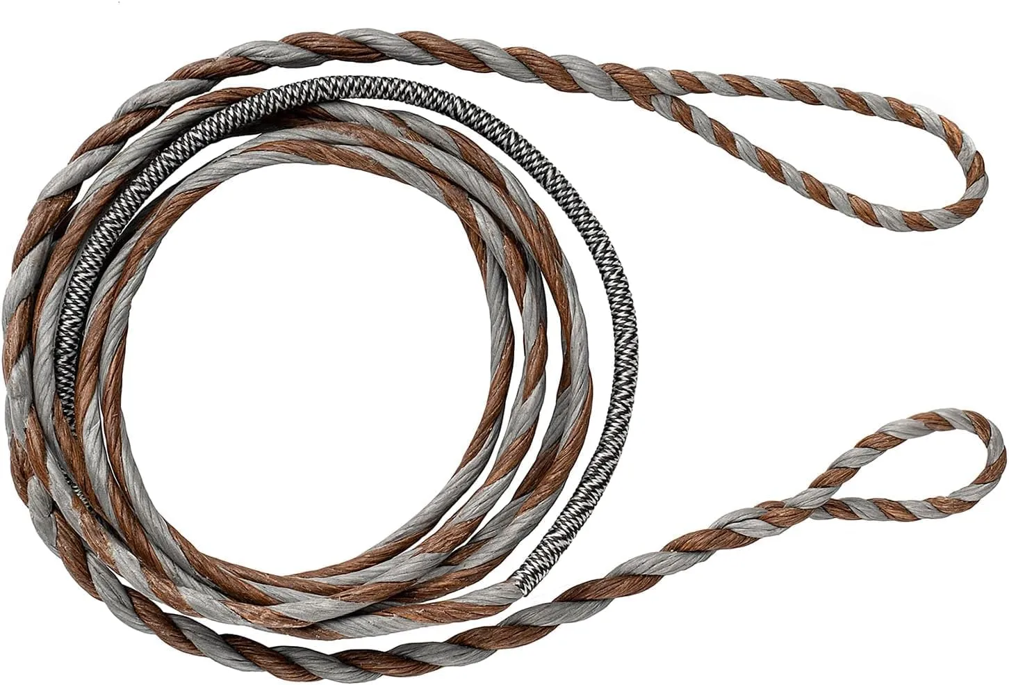Deerseeker Flemish D97 Bow String Handmade Twist Bowstring 16 Strands 54-70in Fast Flight for Traditional Longbow Recurve Bow Replacement Archery Accessories