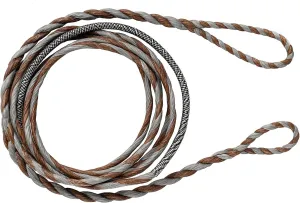 Deerseeker Flemish D97 Bow String Handmade Twist Bowstring 16 Strands 54-70in Fast Flight for Traditional Longbow Recurve Bow Replacement Archery Accessories