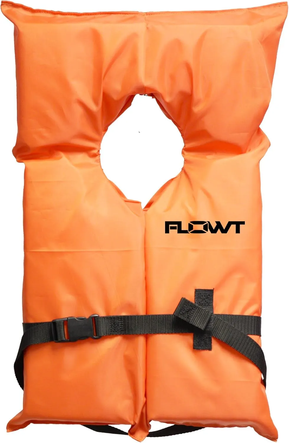 Flowt 40000-UNVPK AK-1 Type II Life Jacket, Orange, Adult Universal, Pack of 4 Clear Storage Bag