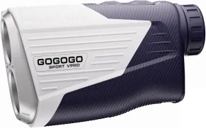 Gogogo Sport Vpro ZeroIn Rechargeable Golf Range Finder with Slope 2500 Yards Magnetic Rangefinder Disc Golf 500-Yard Flag-Lock
