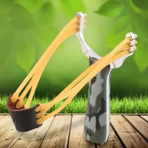High Quality Outdoor Powerful Steel Catapult Slingshot Marble Hunting Games Sling Shot