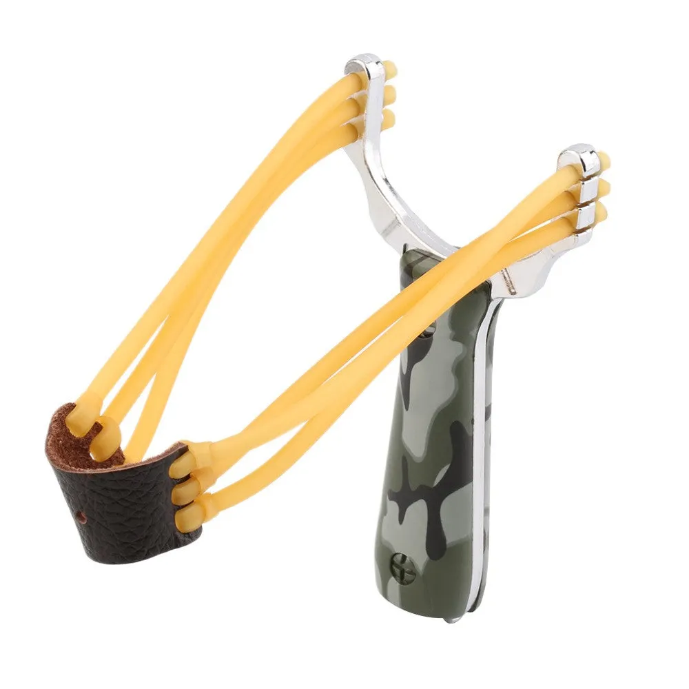 High Quality Outdoor Powerful Steel Catapult Slingshot Marble Hunting Games Sling Shot