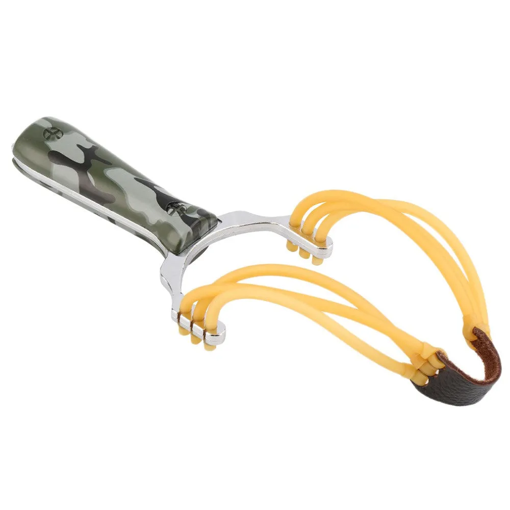 High Quality Outdoor Powerful Steel Catapult Slingshot Marble Hunting Games Sling Shot