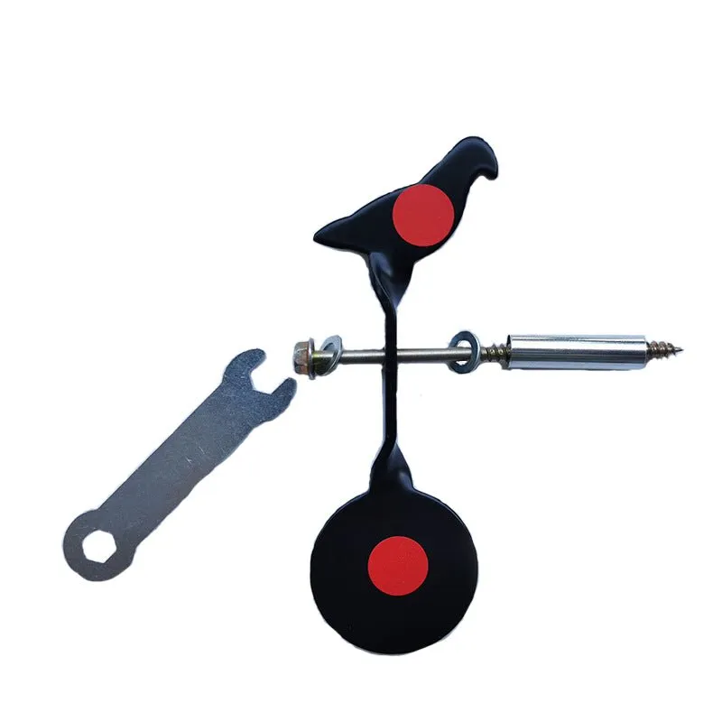 Marksman Outdoor Target Shooting Slingshot Steel Woodpecker Target Portable Anti Inserting Tree Target Metal Shooting Target Shooting Training