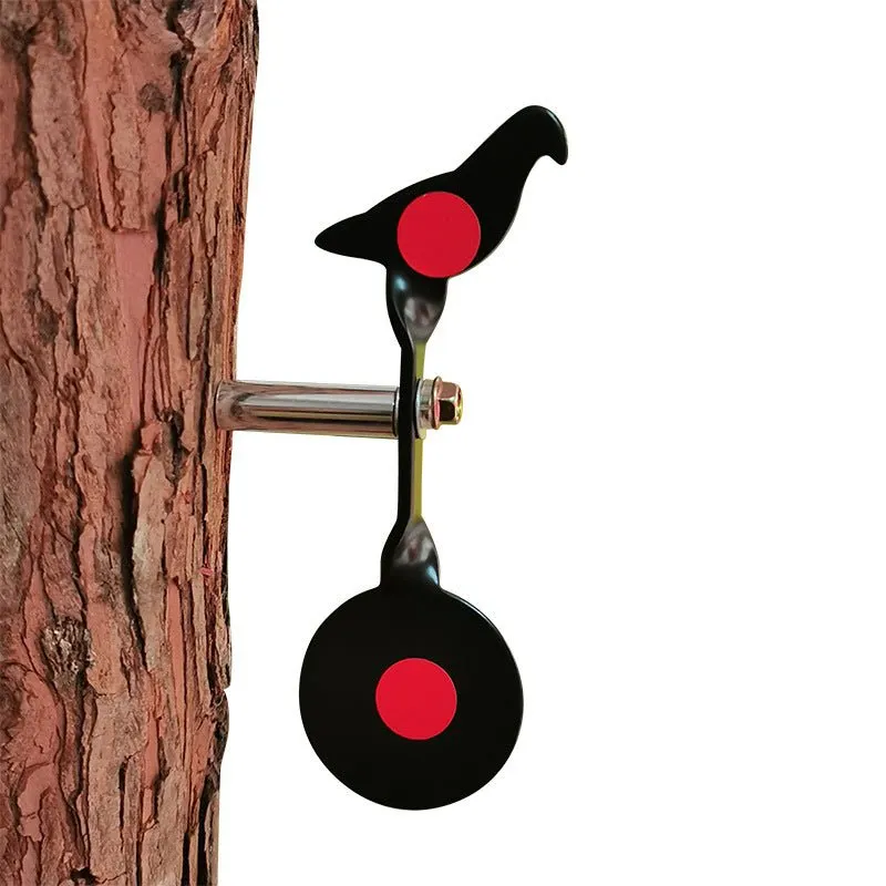 Marksman Outdoor Target Shooting Slingshot Steel Woodpecker Target Portable Anti Inserting Tree Target Metal Shooting Target Shooting Training