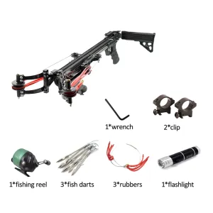 Marksman RS-X7 V3 Powerful Slingshot Crossbow With Fishing Combo Pack for Fishing and Target Game