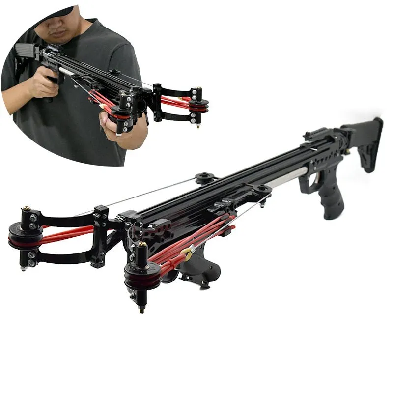 Marksman RS-X7 V3 Powerful Slingshot Crossbow With Fishing Combo Pack for Fishing and Target Game