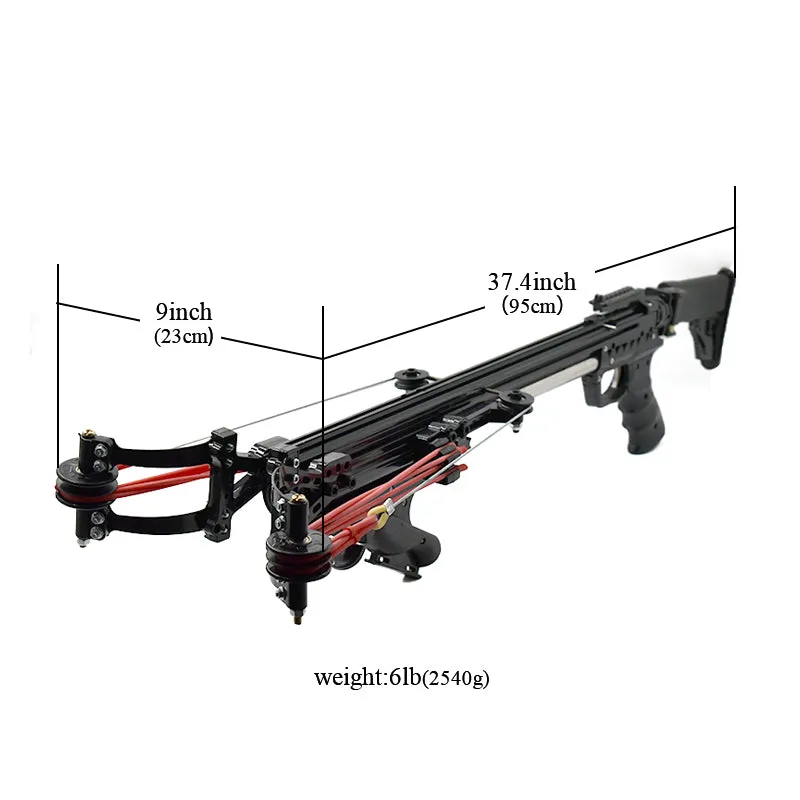 Marksman RS-X7 V3 Powerful Slingshot Crossbow With Fishing Combo Pack for Fishing and Target Game