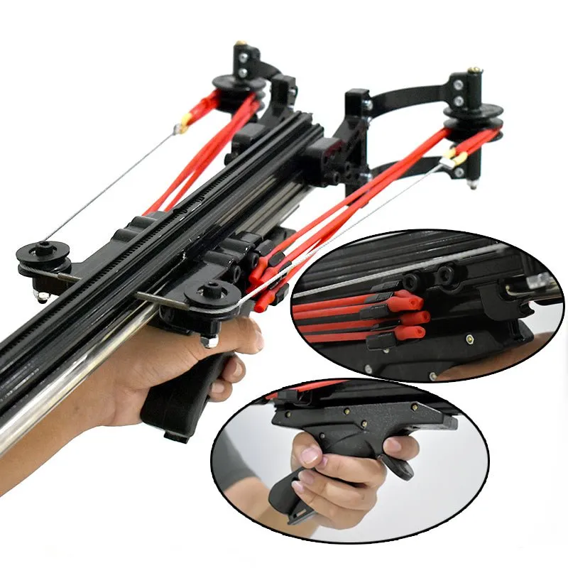 Marksman RS-X7 V3 Powerful Slingshot Crossbow With Fishing Combo Pack for Fishing and Target Game