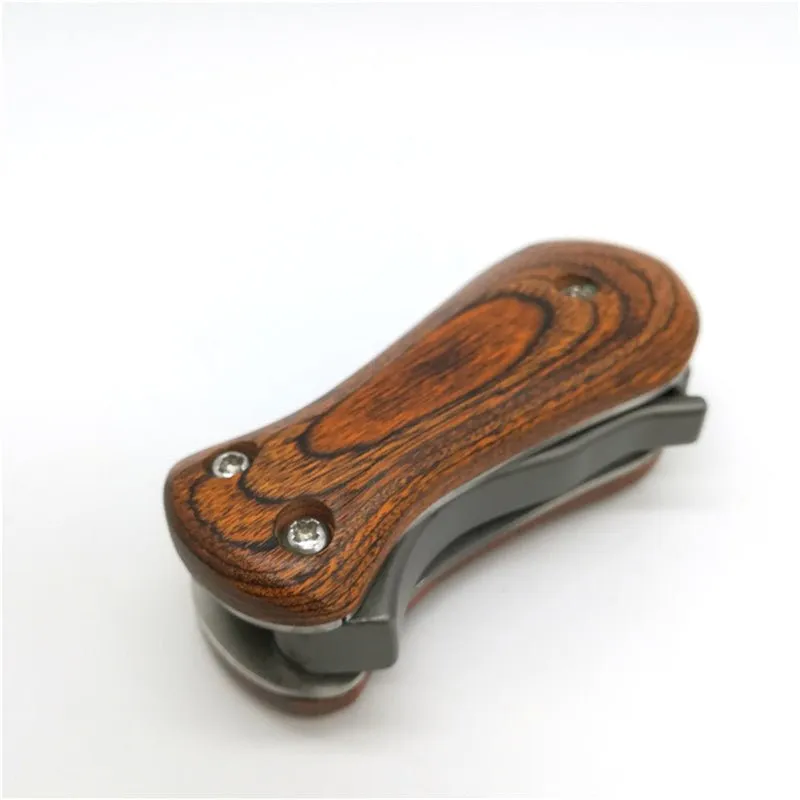 New Solid Wood Folding Portable Powerful Slingshot