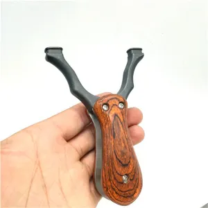 New Solid Wood Folding Portable Powerful Slingshot
