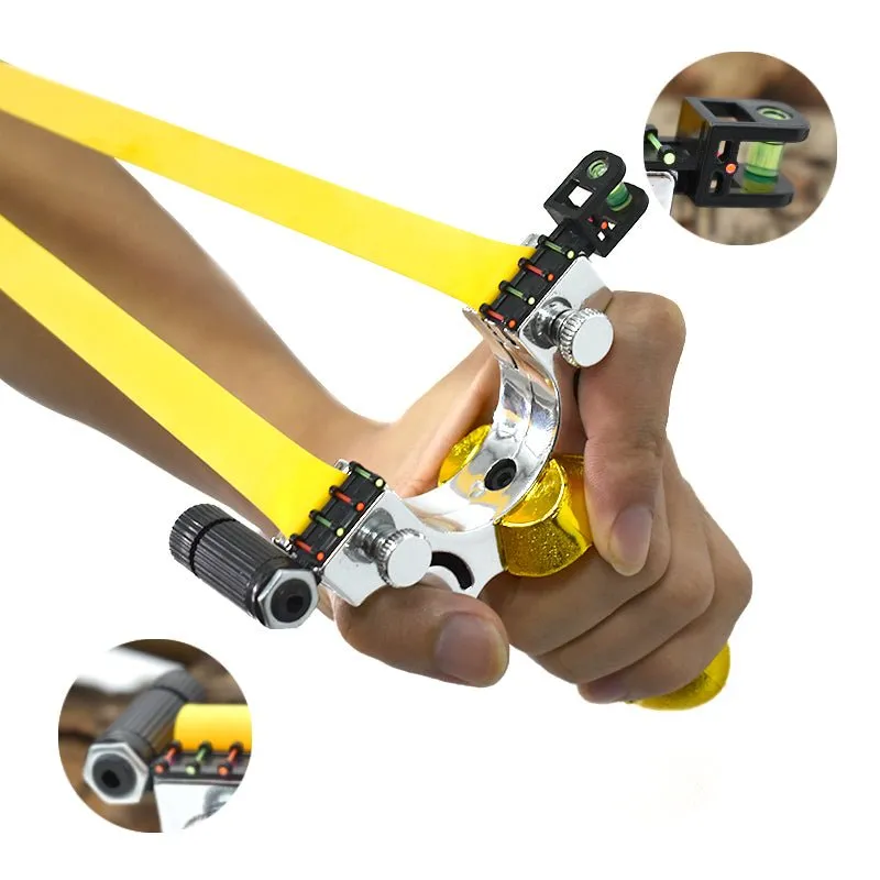 Portable Resin Strong Fiber Material Slingshot For Outdoor Target Shooting And Fishing