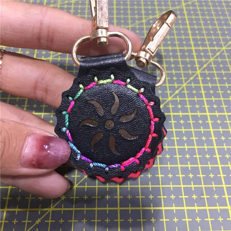 Portable Strong Suction Magnet Key Ring Keychain Pendant Decoration Outdoor Target Shooting Magnetic Keychain for Slingshot Steel Ball