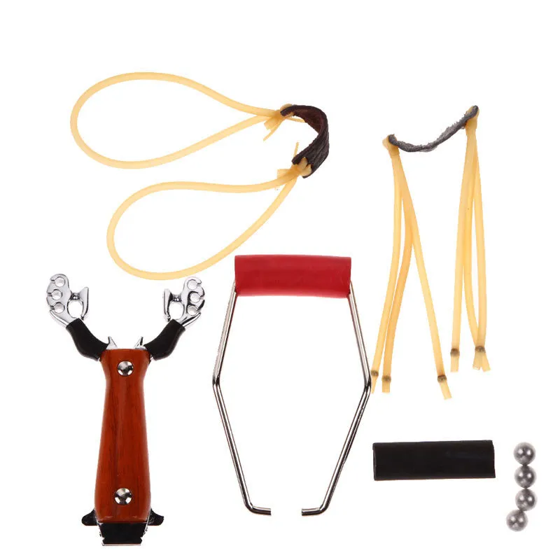 Powerful Wrist Brace Support Shot Slingshot Catapult Outdoor Hunting