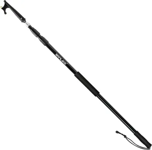 SANLIKE Boat Hooks for Docking Telescoping Extension Pole Hook with Luminous Bead, Lightweight Floating, Non-Slip Rubber Handle, Durable & Rust-Resistant