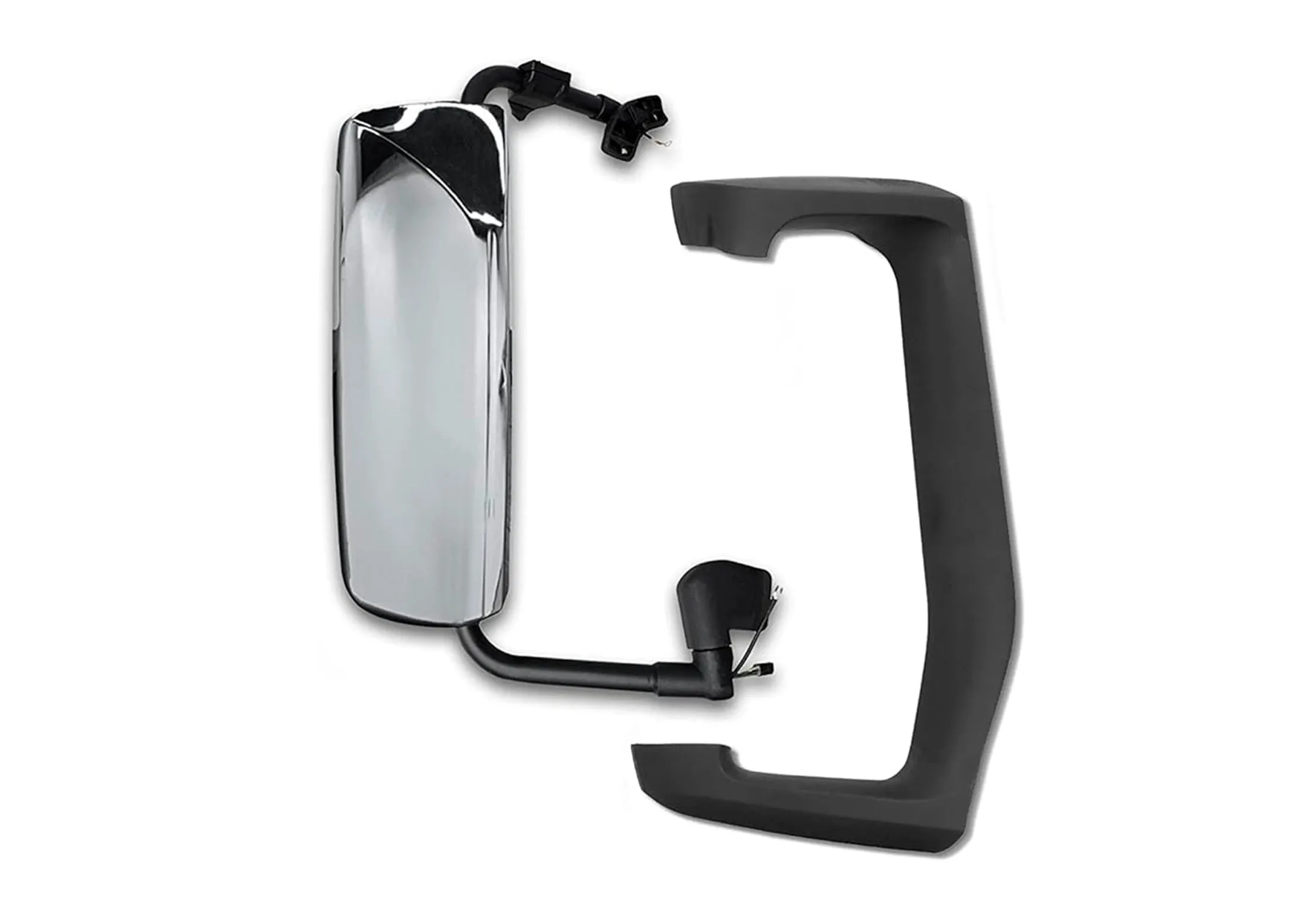 Side View Door Mirror Power Heated Chrome Passenger Volvo 2004  VNL VNM VNX
