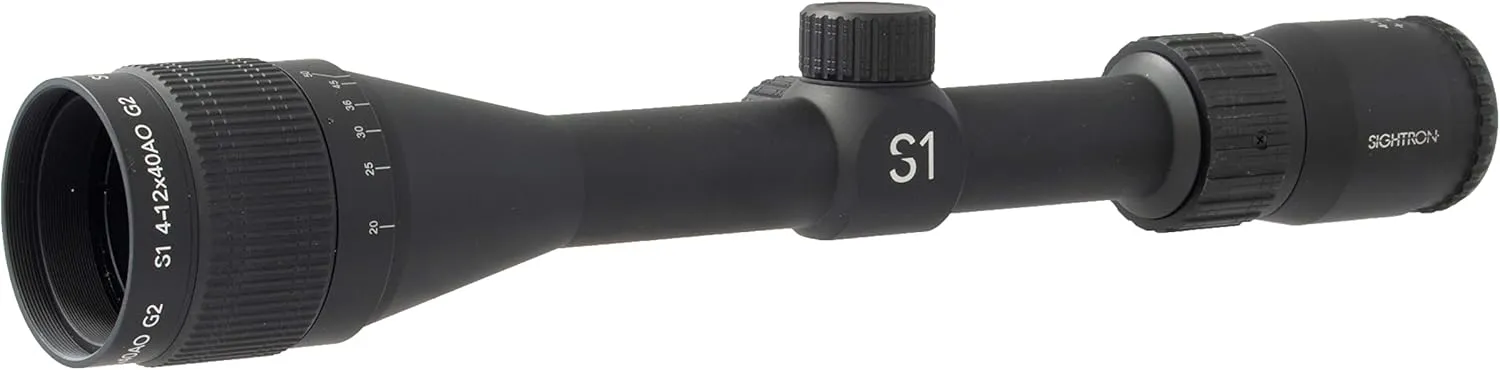 SIGHTRON S1 4-12X40 AO G2 RIFLESCOPE W/Duplex Reticle