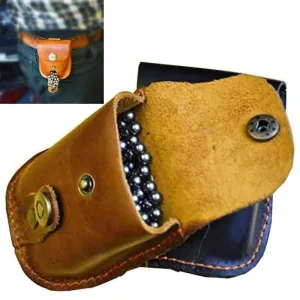 Slingshot corium Stainless Steel Balls Bag Case Pouch Holster Sling Shot