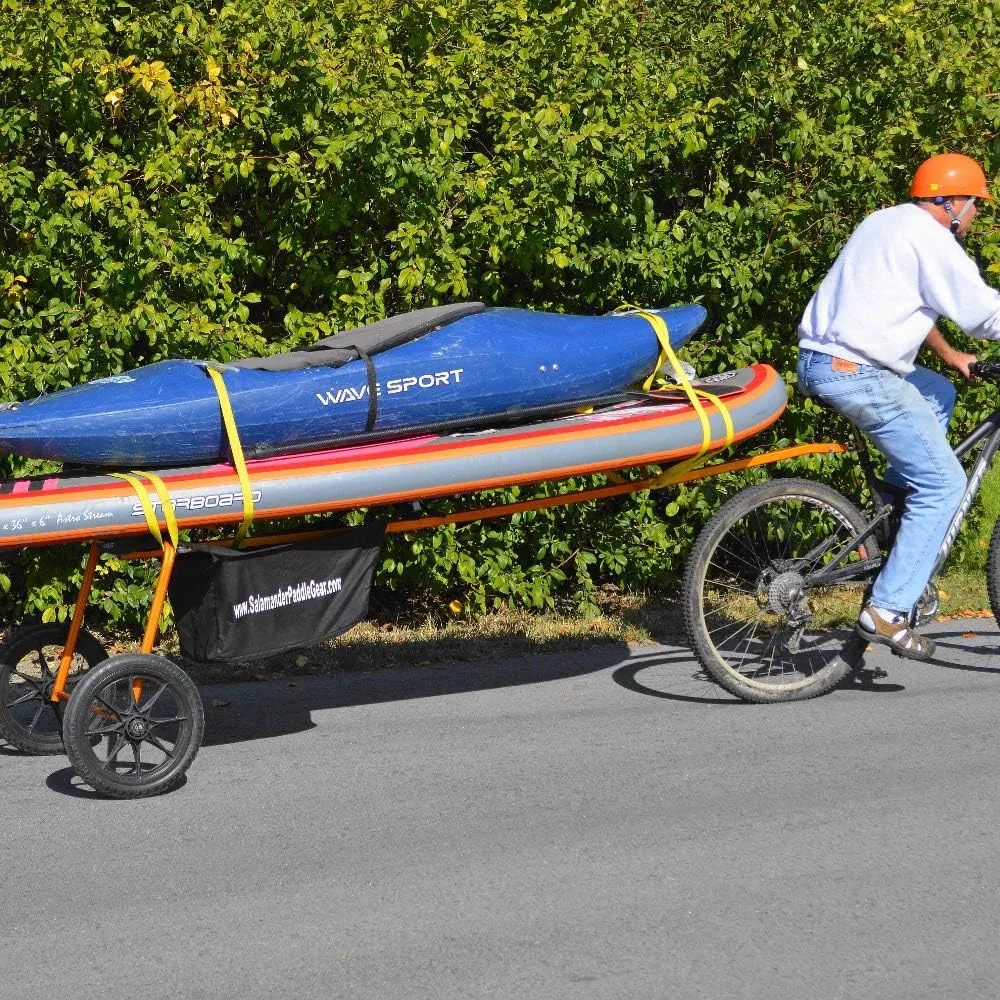 The Salamander SUP Standup Paddleboard and Surfboard Bike Trailer Bicycle Attachment Board Carrier