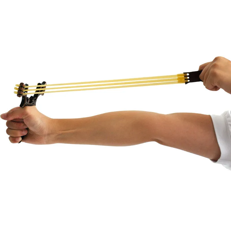 Top Quality Fashion Powerful Wrist Iron Slingshot Traditional Style Toy Outdoor Hunting in the game