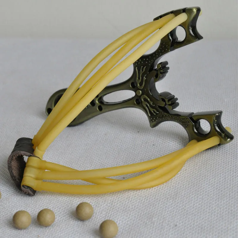 Top Quality Fashion Powerful Wrist Iron Slingshot Traditional Style Toy Outdoor Hunting in the game