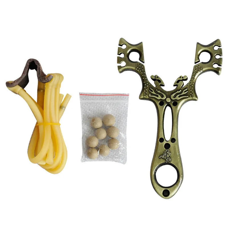 Top Quality Fashion Powerful Wrist Iron Slingshot Traditional Style Toy Outdoor Hunting in the game