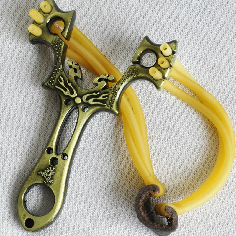 Top Quality Fashion Powerful Wrist Iron Slingshot Traditional Style Toy Outdoor Hunting in the game