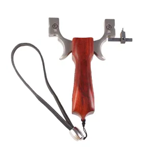 TTF Stainless Steel Bow Head Optical Fiber Sight Slingshot For Target Shooting Slingshot
